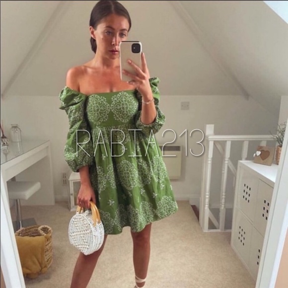 LAST 1🔥HOST PICK🔥ZARA OPENWORK EMBROIDERED DRESS - Picture 9 of 16